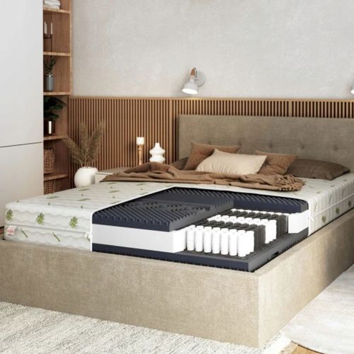 Materac sprężynowy NASĄCZONY ALOESEM 90 x 200 x 23cm H3, H4 MASUJĄCY PROFIL na Arena.pl