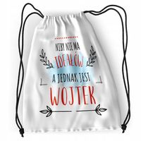 Plecak Dla Wojtka Sportowy Szkolny Worek Torba Z Nadrukiem Ze Zdjęciem