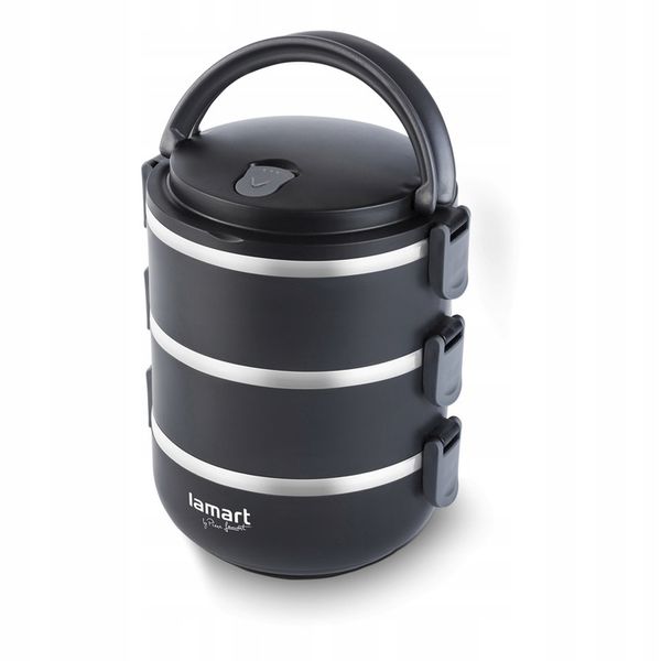 Termos obiadowy Lamart LT6023 1,8l czarny zdjęcie 10