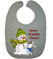 Śliniaczek Bawełniany Nasze Wspólne Święta