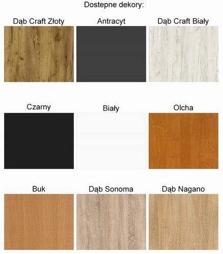 Podstawka pod monitor Na Wymiar z półką Dąb Sonoma niewidoczny montaż na Arena.pl