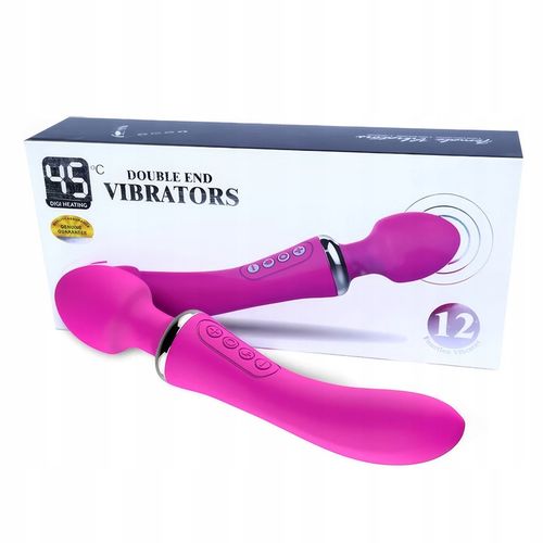 LUKSUSOWY WIBRATOR DAMSKI 2w1 PODGRZEWANY DO 45stC - USB DAWCA ORGAZMÓW na Arena.pl
