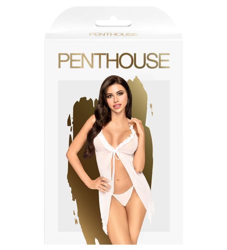 Uwodzicielska biała halka L/XL na Arena.pl