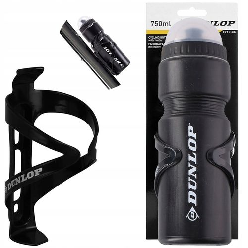BIDON ROWEROWY z UCHWYTEM KOSZYKIEM 750ML DUNLOP na Arena.pl