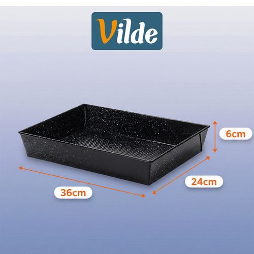 Forma do pieczenia granitowa 36x24x6 cm na Arena.pl