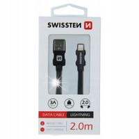 SWISSTEN Kabel do ładowania USB Lightning 2m 3A