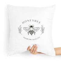 Poduszka Prezent Dla Pszczelarza Honeybee Z Nadrukiem Ze Zdjęciem