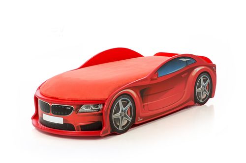 Łóżko Dziecięce AUTO samochód UNO Beta czerwone na Arena.pl