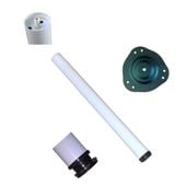 Noga do stołu biała 710 mm fi 50 uniwersalna noga stołowa noga meblowa stal