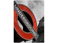 50X70CM LONDYŃSKIE METRO OBRAZ PION ŚCIAN