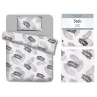 Pościel AmeliaHome BASIC GREYPALMLEAVES 135X200+80X801