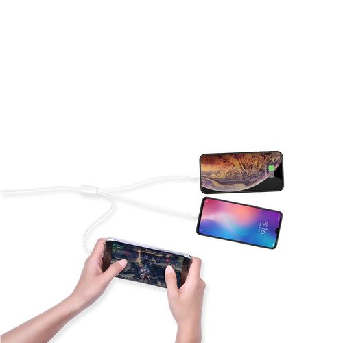 Kabel Devia Smart 3w1 8pin/typ-C/micro biały na Arena.pl