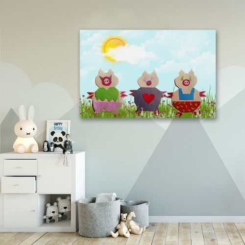 Deco Panel, Świnki trzy 40x30 na Arena.pl