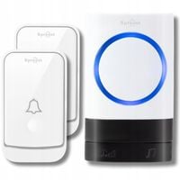 DZWONEK BEZPRZEWODOWY DO DRZWI DO FURTKI NA BATERIE WODOODPORNY 2 PRZYCISKI