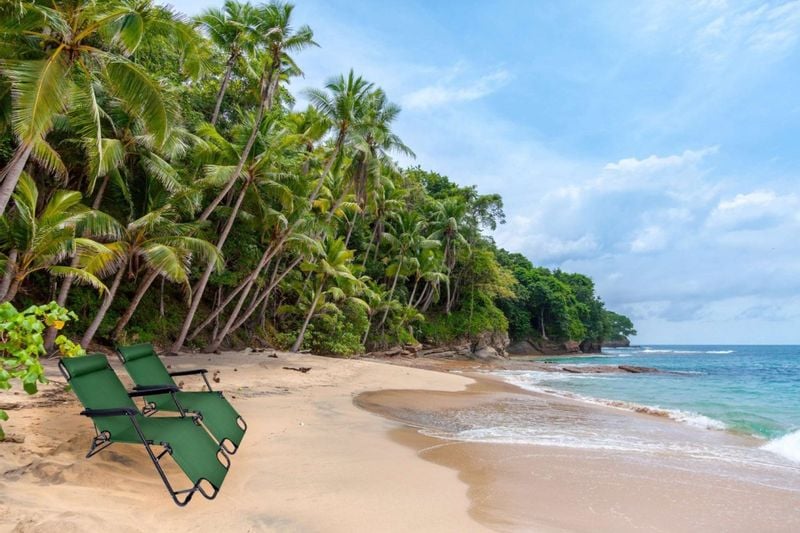 Fotel Leżak LEON zielony zdjęcie 3