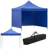 Namiot handlowy, ogrodowy 300x300 cm pawilon targowy, granatowy