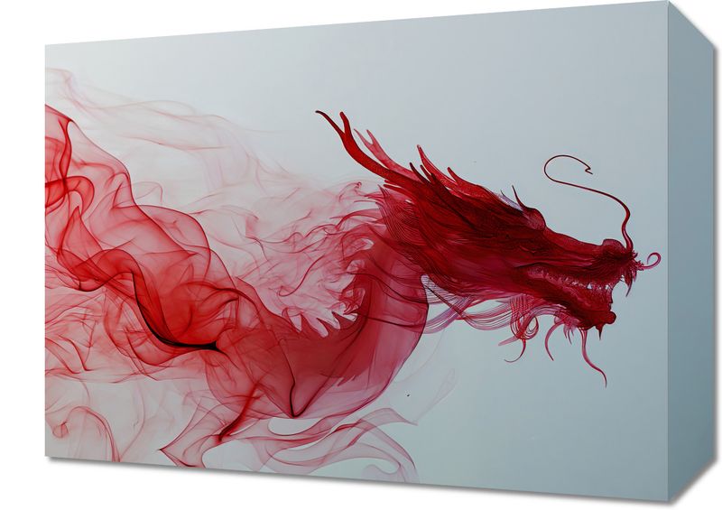 Obraz 40x30cm Smoczy Wzlot zdjęcie 1