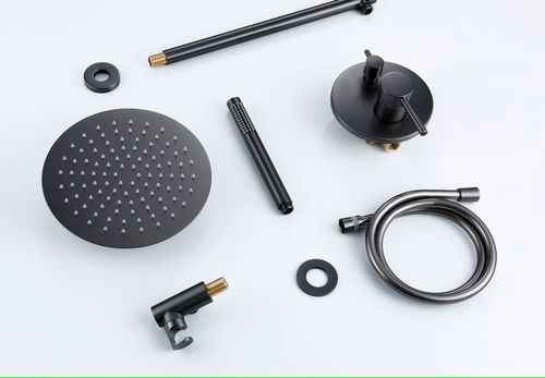 Bateria wannowo prysznicowa - czarna na Arena.pl