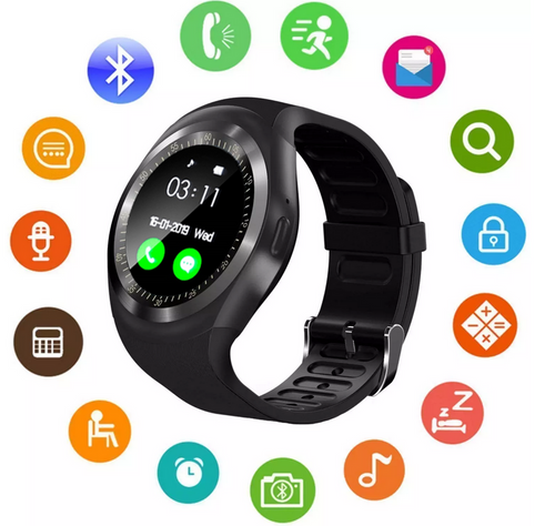 SMARTWATCH Y1 ZEGAREK ANDROID SIM PL MENU BLUETOOTH na Arena.pl