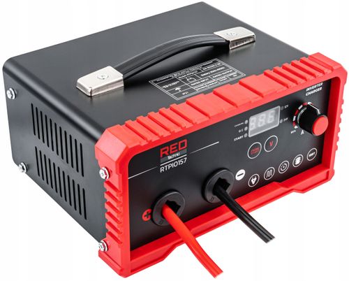 Prostownik INWERTOROWY akumulatorowy 12/24V Z ROZRUCHEM 180A ładowarka 30A na Arena.pl