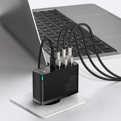Szybka ładowarka sieciowa GaN2 Pro USB USB-C QC PD 100W czarny na Arena.pl