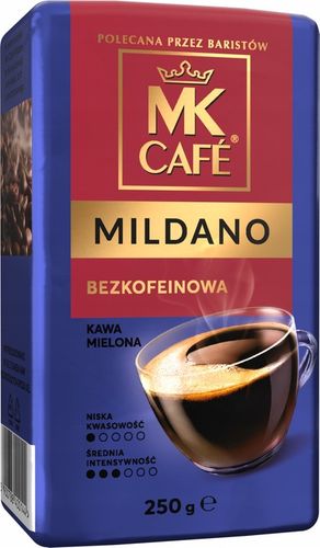 Kawa mielona MK Cafe Mildano 250g - bezkofeinowa na Arena.pl