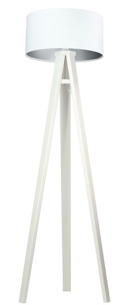 Lampa stojąca HOME 40 biała/srebrna/biała zdjęcie 1