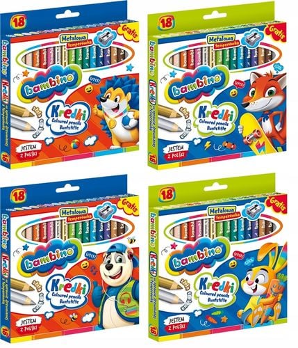 kredki bambino 18kol jumbo +temp 0348 a''8 na Arena.pl