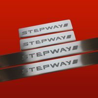 Listwa progowa DACIA SANDERO MK1 STEPWAY Stal nierdzewna 304 mat 4szt