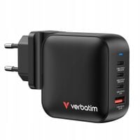 Ladowarka Verbatim Mini GaN Charger 100W 4 Port US/EU/UK