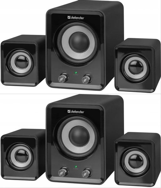 Głośnik Defender Z4 11W 3 szti (system akustyczny 2.1) czarny x2 zdjęcie 1