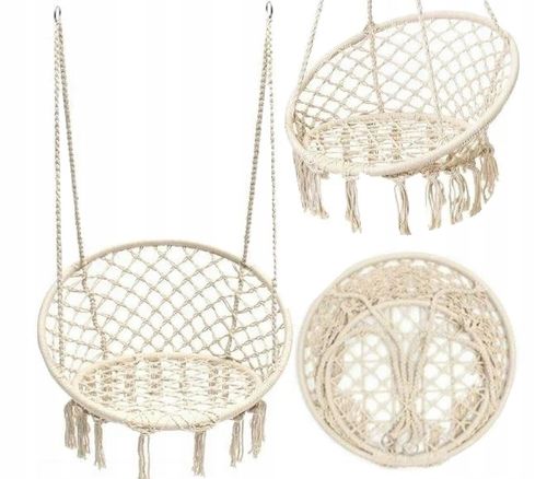 HUŚTAWKA OGRODOWA BOCIANIE GNIAZDO FOTEL WISZĄCY na Arena.pl