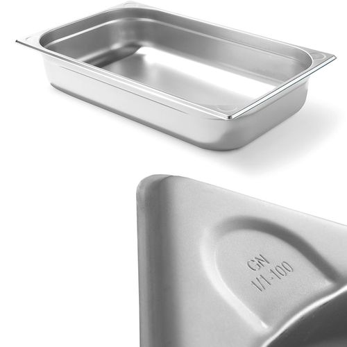 Pojemnik GN 1/1 stalowy Kitchen Line wys. 100 mm - Hendi 806135 na Arena.pl