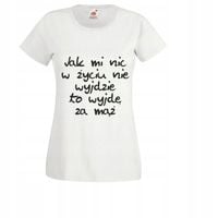 ŚMIESZNA Koszulka TOP T-SHIRT tekst Mała Mi nadruk