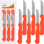 Zestaw noży kuchennych VERGIONIC 6 szt. – stal nierdzewna. uniwersalne