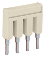 Wago mostek 4 - torowym z izolacją jasnoszary 2001-404 1szt