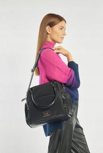 Torebka Monnari BAG5710-020 z materiału czarna na Arena.pl