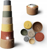 ZABAWKA STACKING TOY UKŁADANKA STOS EDUKACYJNA MANUALNA IDEALNA DLA DZIECI