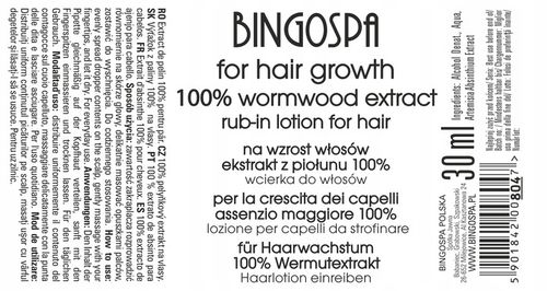 NA WZROST I GĘSTOŚĆ WŁOSÓW EKSTRAKT Z PIOŁUNU 100% WCIERKA DO WŁOSÓW na Arena.pl