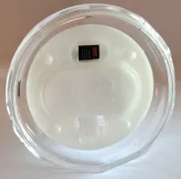 Świeca diamentowa LED 6.5x15cm o delikatnym białym świetle na baterie Barwa światła - Zimna (ok 6000k)