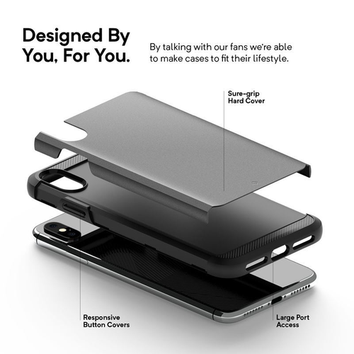 Caseology Legion Case - Etui do iPhone Xs Max (Black) na Arena.pl