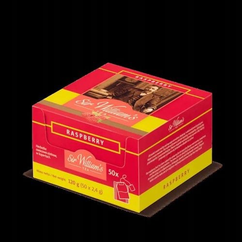 Owocowa Herbata Sir William’s Tea Raspberry 50 Saszetek na Arena.pl