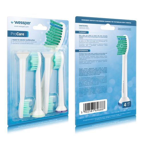 Oryginalne WESSPER ProCare do PHILIPS SONICARE 4x na Arena.pl