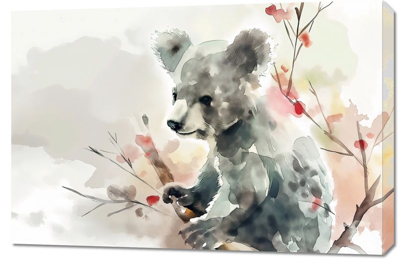 Obraz 90x60cm Akwarelowa Koala zdjęcie 1