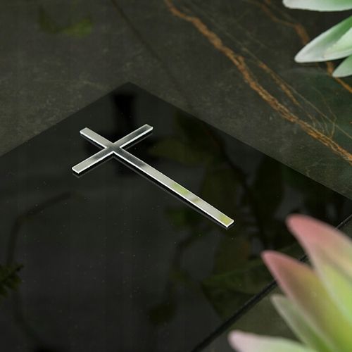 PODSTAWKA POD ZNICZ Tacka na Grób Cmentarz ZNICZE 60X15 SZKŁO AKRYLOWE na Arena.pl