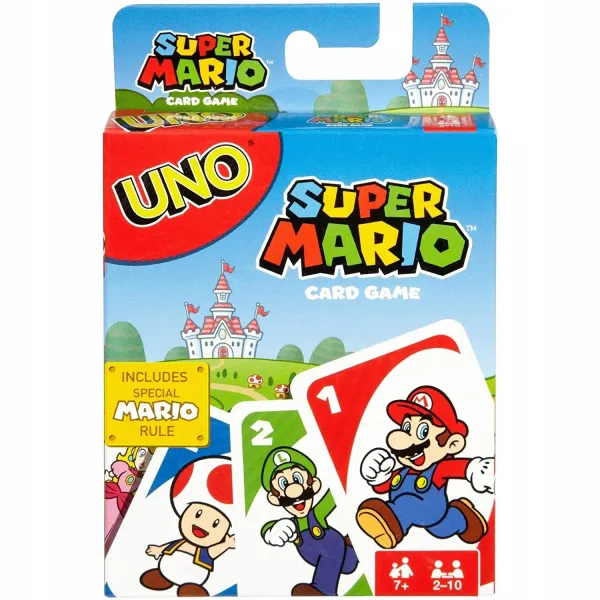 Gra planszowa Uno Super Mario Mattel zdjęcie 1