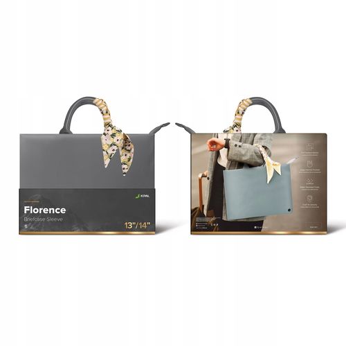 JCPAL Florence Briefcase Sleeve (Stone) - MacBook 13/14' na Arena.pl