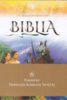 Biblia opaska I Komunia świętej ks. Bogusław Zeman SSP dla dzieci prezent