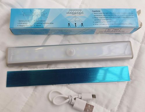 Oświetlenie Szafy Z Czujnikiem Ruchu 24Led Bezprze na Arena.pl