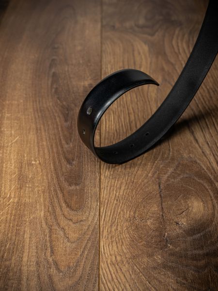 pasek skórzany męski bom-01-so black 110 zdjęcie 5